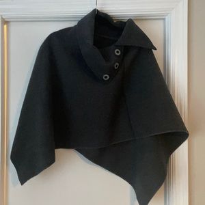 Navy & Charcoal Over the shoulder throws with buttons